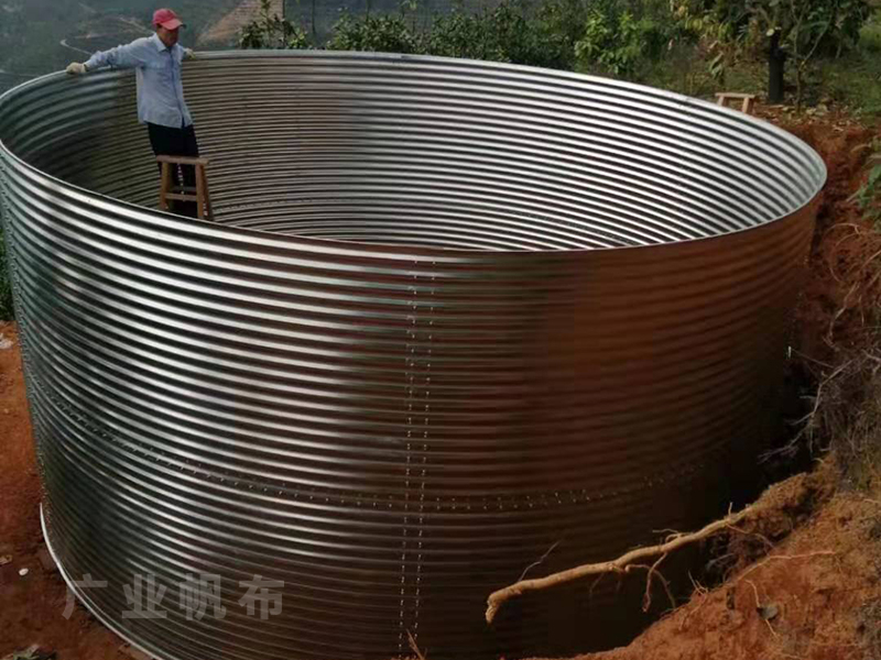 鍍鋅板養(yǎng)殖帆布魚池